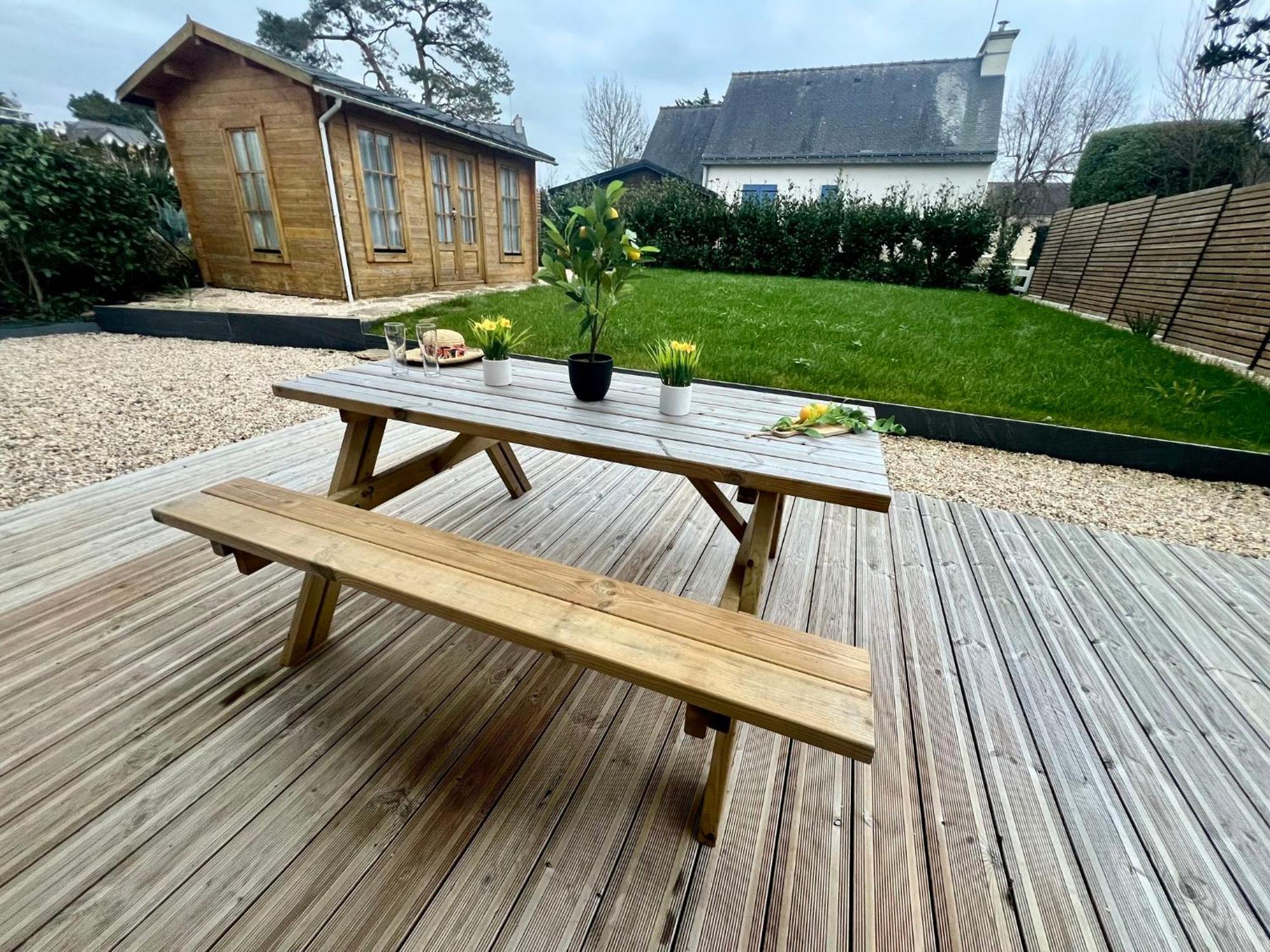 Le Belaven, Neuf, Cosy, Terrasse, Jardin, Kerfany Plage, 1 A 6 Pers Moelan-sur-Mer Exterior photo